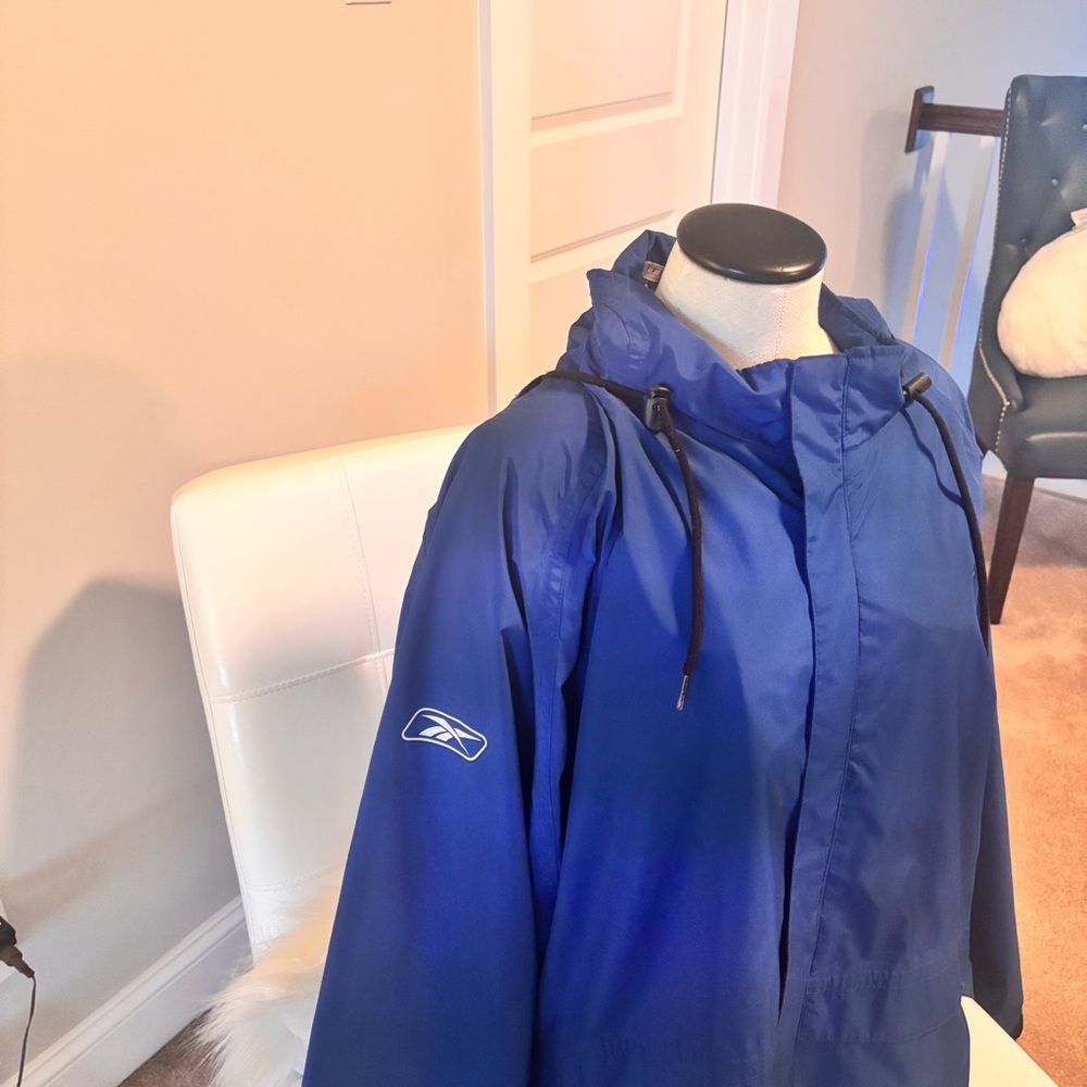 Reebok Rare NFL Blue Windbreaker/Jacket Rare - Picture 4 of 5